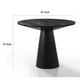 Kiy Counter Height Dining Table | 47" Top | Ebony Black Pedestal Base