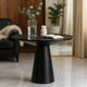 Kiy Counter Height Dining Table | 47" Top | Ebony Black Pedestal Base