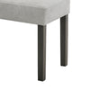 Jeny Dining Bench | Foam Padded Seat | 40" Wide Dark Gray Wood