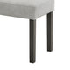 Jeny Dining Bench | Foam Padded Seat | 40" Wide Dark Gray Wood