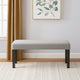 Jeny Dining Bench | Foam Padded Seat | 40" Wide Dark Gray Wood