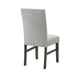 Jeny Dining Chair Set of 2 | Gray Padded Seats | Classic Parsons Design