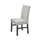 Jeny 7pc Dining Set | 60" Faux Marble Top & Gray Upholstered Chairs