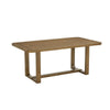 Meny 6pc Dining Table Set with Bench and Chairs | 72" | Walnut Oak Brown