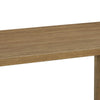 Meny Dining Table | 72" Rectangular Top | Walnut Brown Oak Sled Base