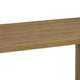 Meny Dining Table | 72" Rectangular Top | Walnut Brown Oak Sled Base