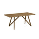 Meny Dining Table | 70" Rectangular Top | Walnut Brown Oak Cross Base