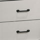 Lara Nightstand | 2 Drawers w 1 Top Open Shelf & USB Ports | White
