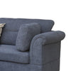 Ari 100" Sectional Sofa Set w Storage Ottoman | 2 Pillows | Gray
