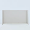 Sely Queen Size Bed with Wingback Headboard | Ivory Chenille Upholstery