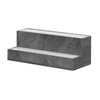 Bar Bottle Display Shelf with LED Remote Control | 20" | Gray Wood