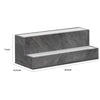 Bar Bottle Display Shelf with LED Remote Control | 20" | Gray Wood
