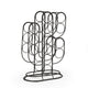 13 Bottles Countertop Wine Rack | 23" | Cactus Shaped Black Metal Frame