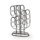 13 Bottles Countertop Wine Rack | 23" | Cactus Shaped Black Metal Frame