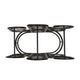 13 Bottles Countertop Wine Rack | 23" | Cactus Shaped Black Metal Frame