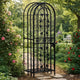 Homy Tall Wine Rack Cabinet w Lock | Holds 45 Bottles | Black Wrought Iron