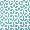 Outdoor Indoor Throw Pillow Cover | Aqua Blue Crystal Pattern 20" Square