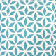 Outdoor Indoor Throw Pillow Cover | Aqua Blue Crystal Pattern 20" Square