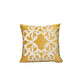 Dery 20x20 Square Throw Pillow Cover | 2 Side Yellow Cover Velvet Vintage