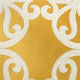 Dery 20x20 Square Throw Pillow Cover | 2 Side Yellow Cover Velvet Vintage