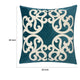 Dery 20x20 Square Throw Pillow Cover | Double Sided Green Velvet Vintage