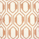 Throw Pillow Cover | Rust Orange Herringbone Pattern Embroidery 20" Square