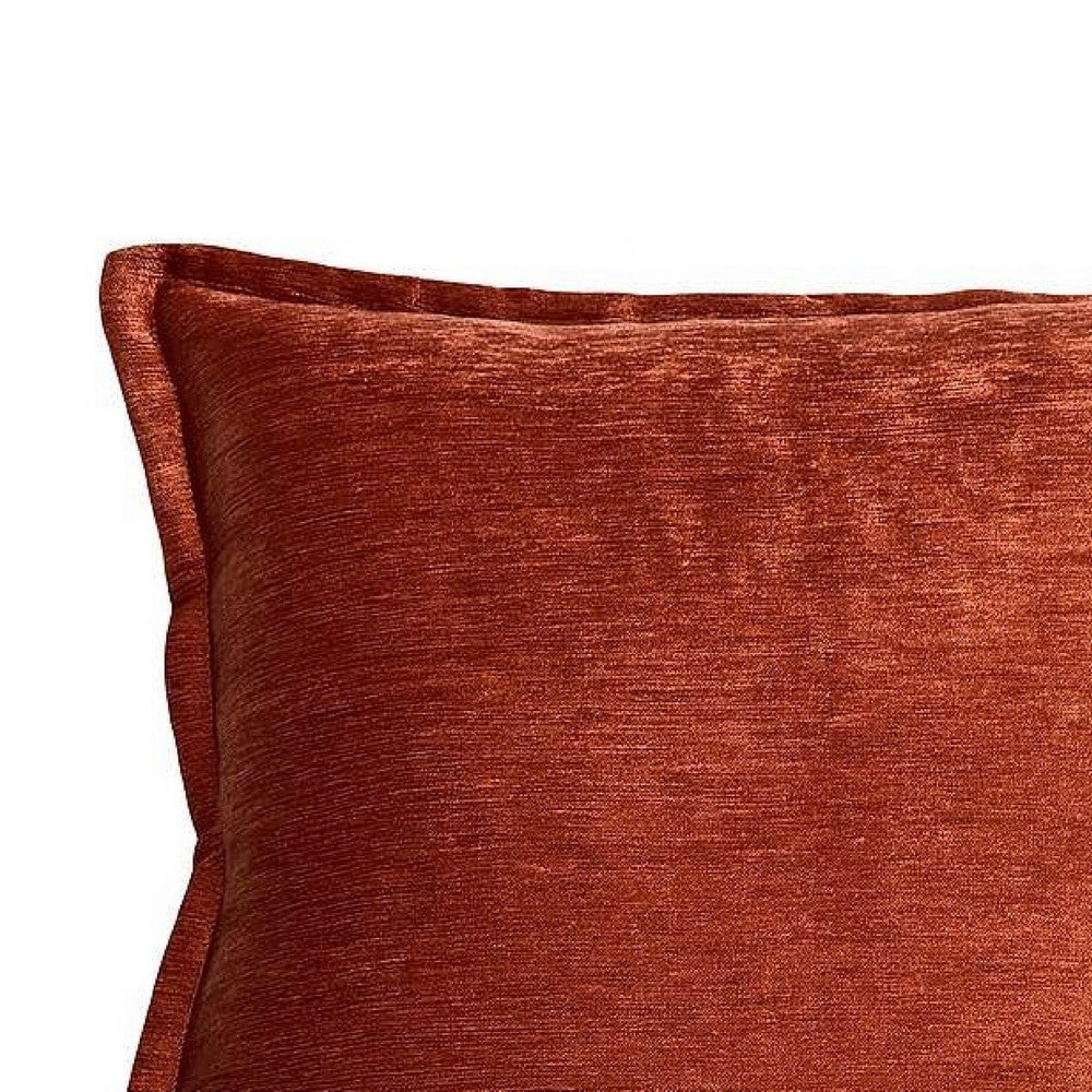 Dey Throw Pillow Cover | Rose Copper Brown Velvet | Luxe Shine | 20" Square