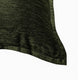 Dey Throw Pillow Cover | Deep Forest Green Velvet Luxe Shine | 20" Square