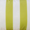 Keo Outdoor Lumbar Pillow | Wide Lime Green & White Stripes | 14x20