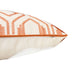 Keo Outdoor Lumbar Pillow | Wide Orange & White Horizontal Stripes | 14x20