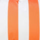 Keo Outdoor Lumbar Pillow | Wide Orange & White Horizontal Stripes | 14x20