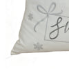 Christmas Throw Pillow | Let It Snow Green Knit Hat Design | 20" Square