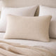 Hez Lumbar Throw Pillow | Plush Ivory Textured Fabric | 16x24 Rectangular