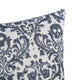 Ary Throw Pillow | Black & White Baroque Skull Design | 20" Square