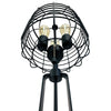 Simi Table Lamp | Adjustable Tripod | White Linen Shade | Nickel