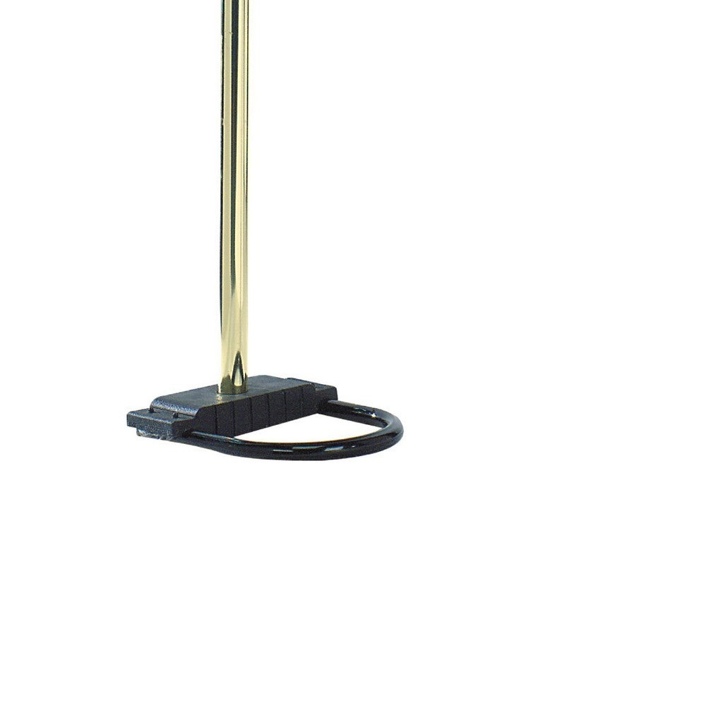 Kyle Arch Floor Lamp | 4 Square Crystal Shades | Black Gold Adjustable Arms