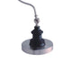 Roma Table Lamp | Gooseneck Arm & Adjustable Head | Nickel | Black Metal