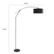 Arch Floor Lamp | Adjustable Arm & Black Genuine Marble Base | 81"