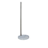 Arch Floor Lamp with Adjustable Arm | White Shade | Marble Base | 81"