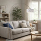Arch Floor Lamp with Adjustable Arm | White Shade | Marble Base | 81"