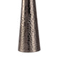 Accent Table Lamp | White Shade | Brushed Nickel Hammered Base | 26"