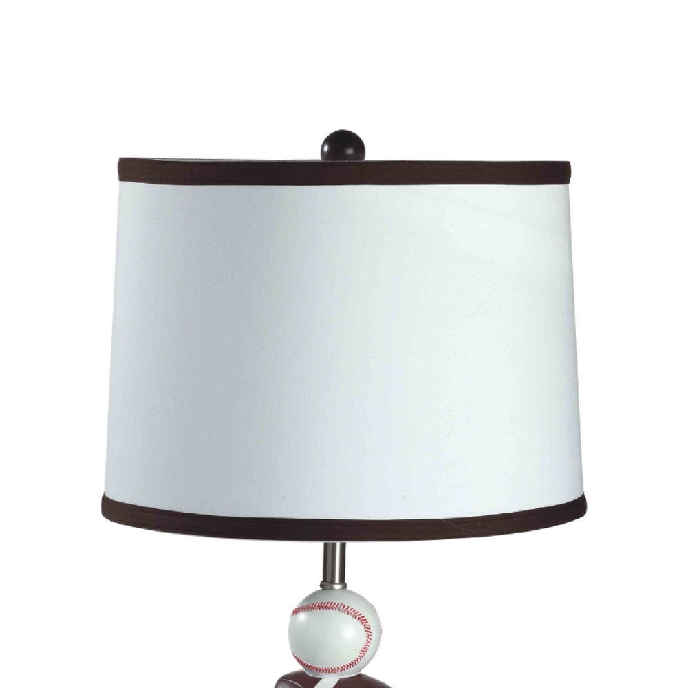 Sports Table Lamp | Basketball, Football, Soccer, 25" for Athlete Kids