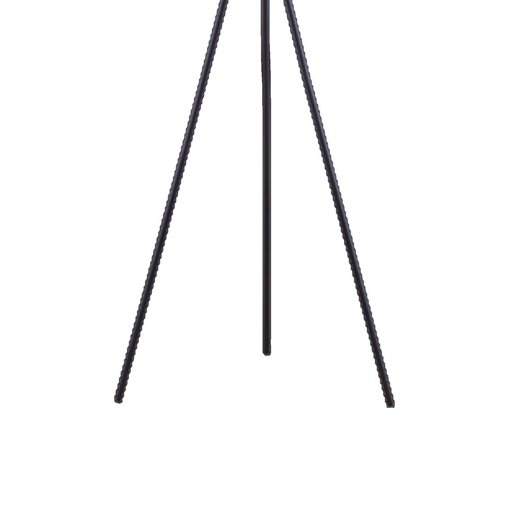 Floor Lamp with Beige Drum Shade | 65" Bronze Metal Tripod Base