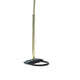 84" Accent Arch Floor Lamp | Hanging 4 Square Crystal Shades | Gold