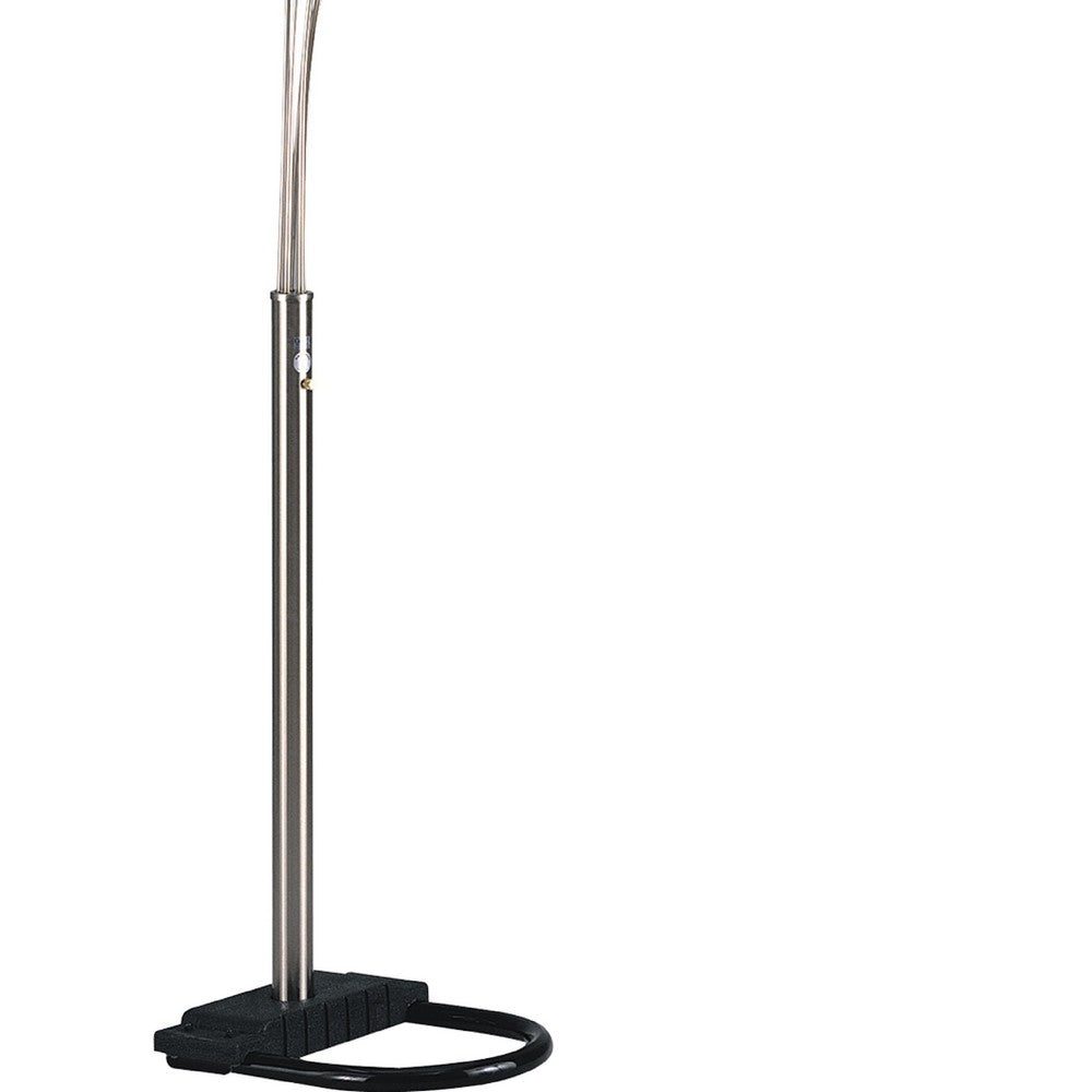 Keny Floor Lamp | 84" | Adjustable 5 Head Caps | Brushed Nickel Finish