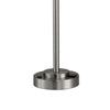 Lesy Accent Table Lamp | 28" | Chrome Crystal Shade | Round Metal Base
