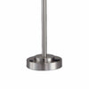 Lesy Accent Table Lamp | 28" | Smoke Gray Crystal Shade | Metal Base
