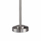 Lesy Accent Table Lamp | 28" | Smoke Gray Crystal Shade | Metal Base