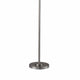 Lesy Floor Lamp | 61" Wide Crystal Shade | Brushed Nickel Metal Base