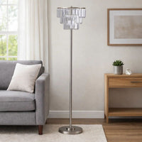 Brushed Nickel, Clear